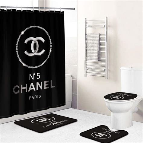 chanel shower curtain set|chanel shower curtains reviews.